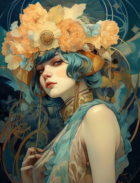 Zeitlose Schönheit: Die Flapper der Goldenen Zwanziger von Peter Balan