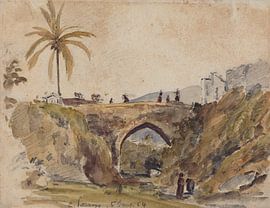 Camille Pissarro, Brücke bei Caracas, 1854 von Atelier Liesjes