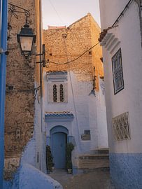 Marokkanisches Haus in Chefchaouen von Lizet Wesselman