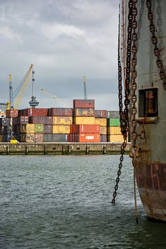 Haven van Rotterdam. van scheepskijkerhavenfotografie