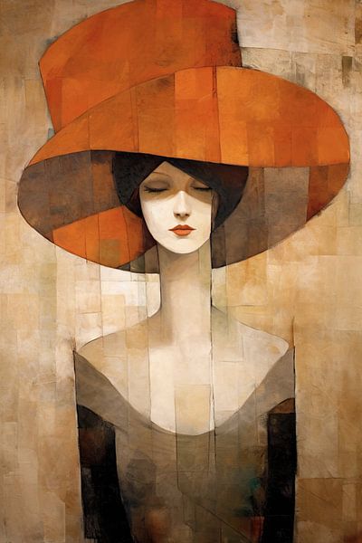 Abstract Portrait by Eye catching paintings