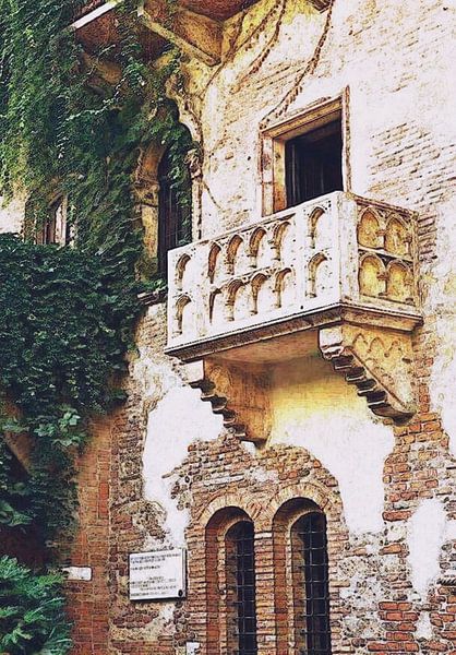 Julias Balkon, Verona, Italien. von Conte Monfrey