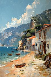 Fischerdorf am Mittelmeer von Skyfall