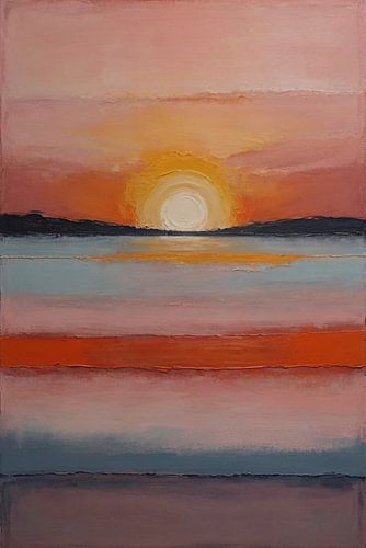 Zonsondergang in Mark Rothko stijl