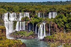 Die Iguazu Wasserfälle zwischen Argentinien und Brasilien
