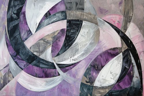 Abstracte flamingo