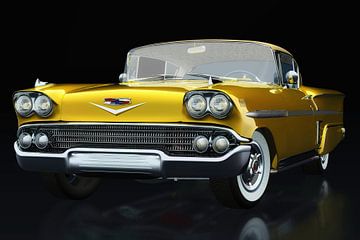 Chevrolet Impala Special Sport 1958 driekwart aanzicht van Jan Keteleer