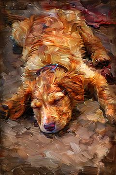 golden retriever by Imperial Art House