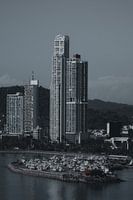 Panama-stad city skyline met haven