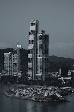 Skyline von Panama-Stadt mit Hafen von Marlo Brochard