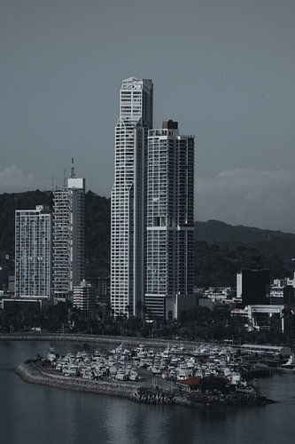 Skyline von Panama-Stadt mit Hafen