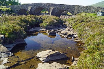 Stein Brücke Sligachan Schottland, Vereinigtes Königreich