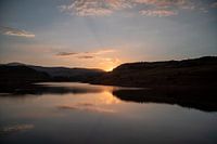 Sunset in the mountains