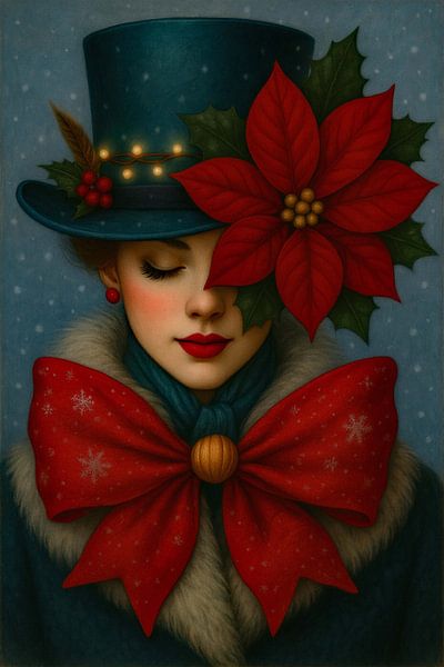 Ich wünsche euch Schneeflocken, Stille und ein Herz voller Licht von Moonheart Artworks