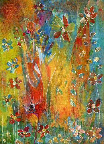 erwachte Blumen -  Stillleben