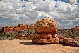 Rotsformaties in de North Coyote Buttes, deel van het Vermilion Cliffs National Monument. Dit gebied