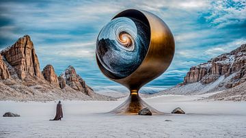 Het kosmische oog van Klaus Tesching - Art-AI