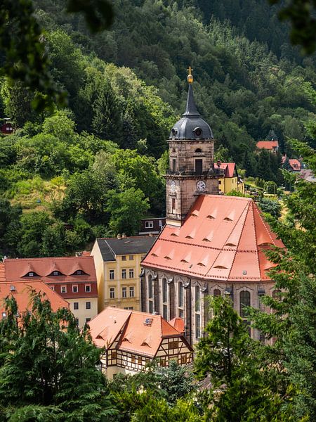 Königstein, Sächsische Schweiz - Stadtkirche Sankt Marien von Pixelwerk