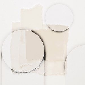 Sanfter Minimalismus in Kreis Formen Elfenbein