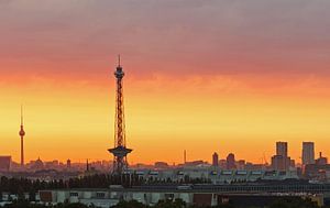 Berlin Skyline im Sonnenuafgang