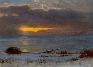 Sunrise on Lake Tahoe, California, Albert Bierstadt