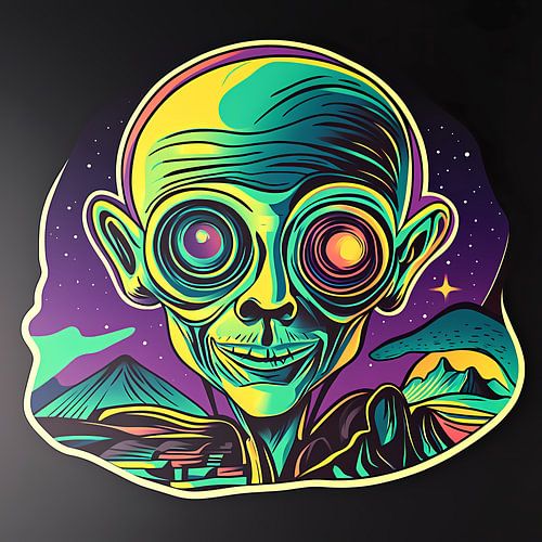 Alien néon