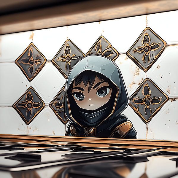 Tegelgebonden bewaker: De stille bewaker van Vythryd Arts