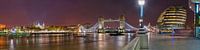 London Bridge Panorama von Bob de Bruin Miniaturansicht