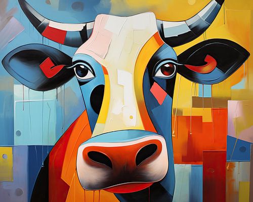 Peinture de vaches 10982 sur Tableaux ARTEO
