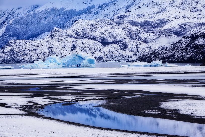 Lake Grey • Eisberge • Patagonien • Chile von Annette S. Kehrein | www.ask-mediendesign.de