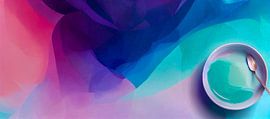 abstrakter hintergrund in der küche, generative ai-illustration