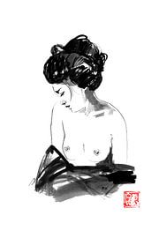 geisha bath by Péchane Sumie