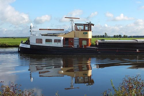 boot met spiegeling