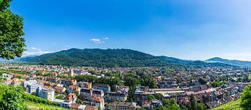 Germany, XXL panorama of Freiburg im Breisgau by adventure-photos