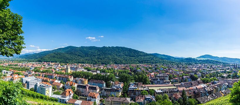 Germany, XXL panorama of Freiburg im Breisgau by adventure-photos
