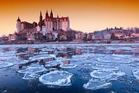 Meißen aan de Elbe in de winter