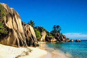 Traumstrand Anse Source d'Argent -  La Digue - Seychellen