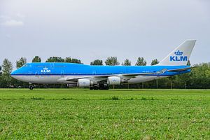 KLM Boeing 747-400M Stadt Freetown.