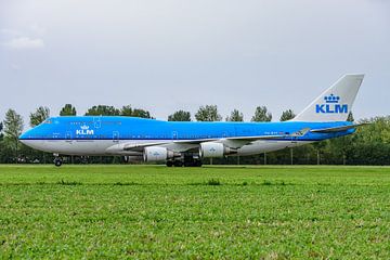 KLM Boeing 747-400M City of Freetown. van Jaap van den Berg