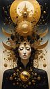 Celestial Muse - Black - Mobile Vertical by Mellow Art thumbnail