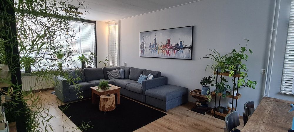 Rotterdam skyline   by Artflow Schilderijen 