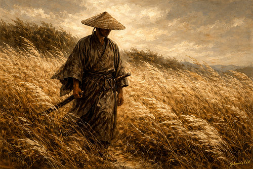 The Ronin in the Wind – Japanese Art Collection