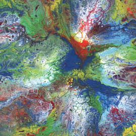 Fluid Art n° 106 sur GreenART by Hubert Fenzl
