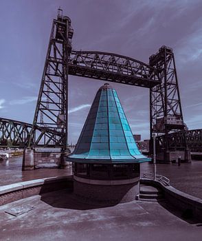 Le pont Hef depuis le Koninginnebrug Rotterdam