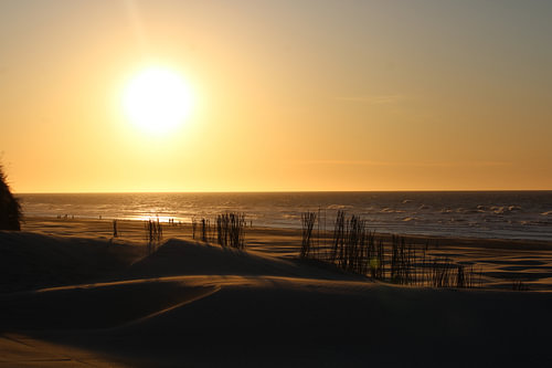 Sonnenuntergang in Kupferfarben