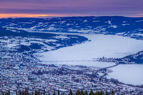 Lillehammer during the winter
