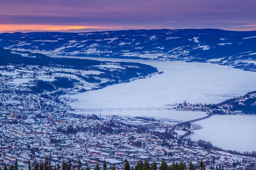 Lillehammer in de winter van Hamperium Photography