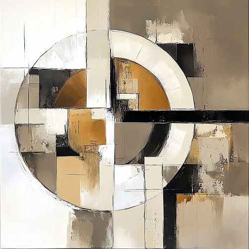 Abstract Art Netherlands | Golden Geometry