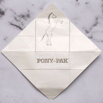 Kabouterpost Pony Pack op marmer van Floris Kok