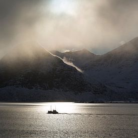 Vissersboot Lofoten van Harry Kolenbrander